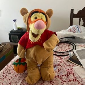 Tigger dressed as pooh bear